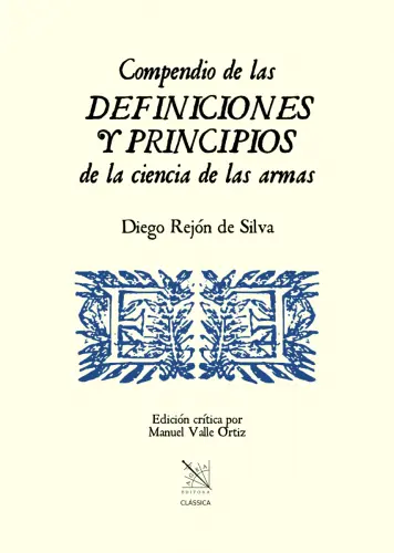 Libro "Compendio de las Definiciones y Principios de la ciencia de las armas