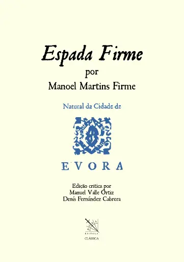 Libro "Espada Firme"