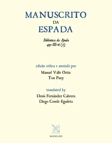 Libro "Manuscrito da Espada, Biblioteca da Ajuda 49-III-6"